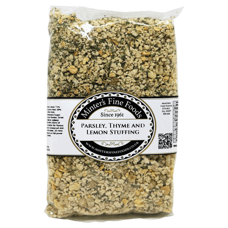 Parsley, Lemon & Thyme Stuffing 12 x 150g Minters Fine Foods